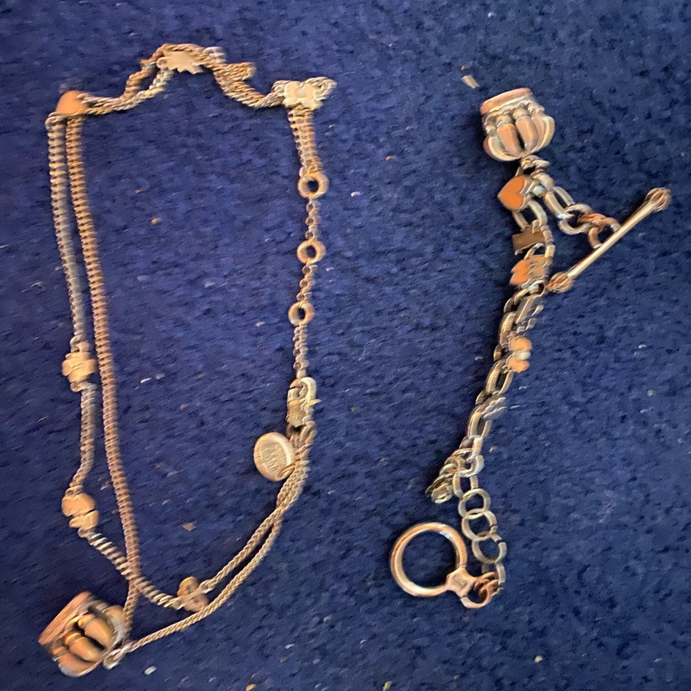 Elegant Silver and Gold Women's Jewelry Set
